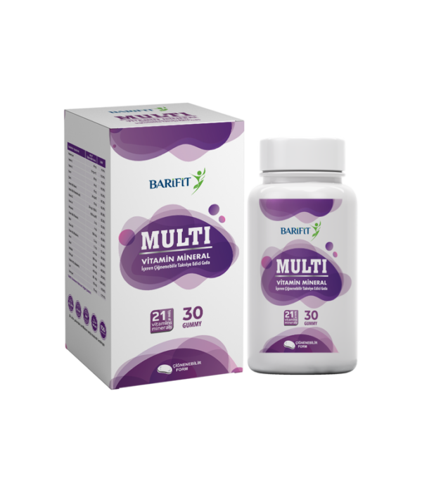 Çiğnenebilir Multivitamin Takviyesi (30 Gummy)