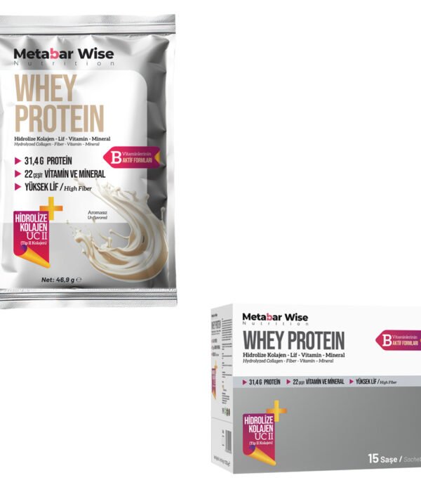 Whey Protein – Aromasız Saşe – 15’li Kutu