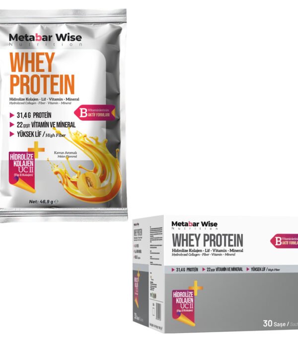Whey Protein – Kavun Aromalı Saşe – 30’lu Kutu