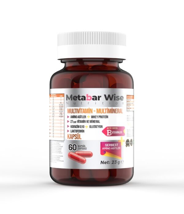 Whey Protein – Multivitamin – 60 Kapsül